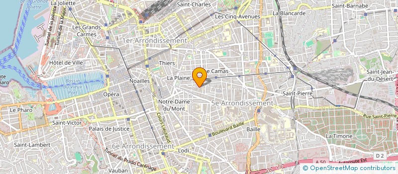 localisation de l'entreprise MADAME AMELIE BOCHATON à MARSEILLE