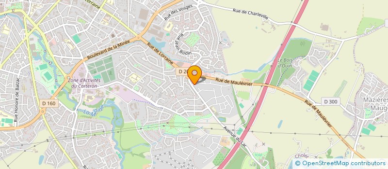 localisation de l'entreprise MADAME AMELIE BODET à CHOLET