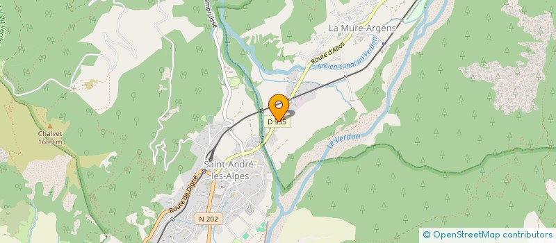 localisation de l'entreprise MADAME AMELIE BOFFA  LA MURE-ARGENS