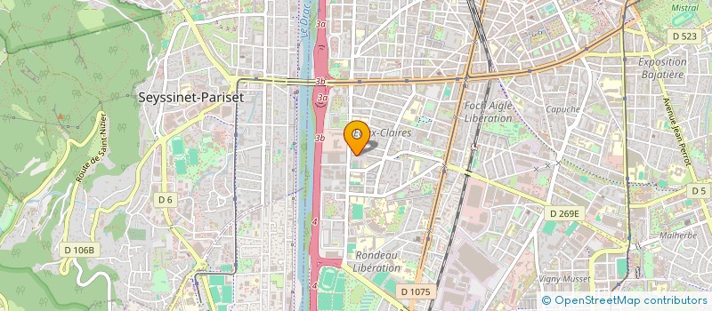 localisation de l'entreprise MADAME AMELIE BOISMAIN à GRENOBLE