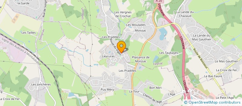 localisation de l'entreprise MADAME AMELIE BONNEFOND à FEYTIAT