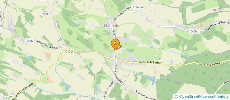 localisation de l'entreprise MADAME AMELIE BONNEMAISON  PLAGNOLE