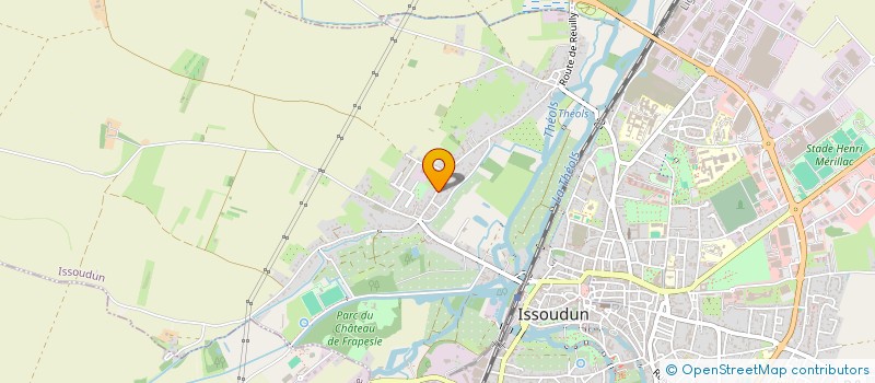 localisation de l'entreprise MADAME AMELIE BONNIN à ISSOUDUN