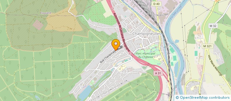 localisation de l'entreprise MADAME AMELIE BONTEMPS  CHAMPIGNEULLES