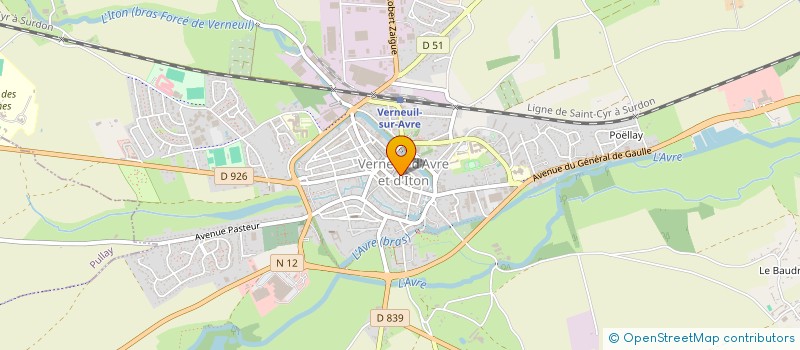 localisation de l'entreprise MADAME AMELIE BORDIER à VERNEUIL D'AVRE ET D'ITON