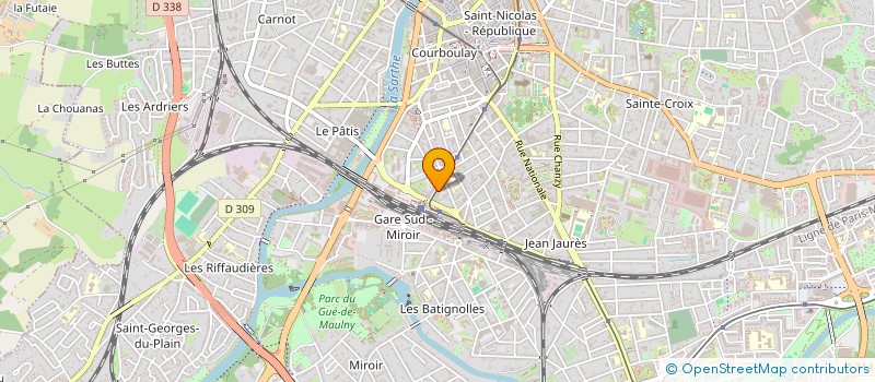 localisation de l'entreprise MADAME AMELIE BOUCHENTOUF  LE MANS