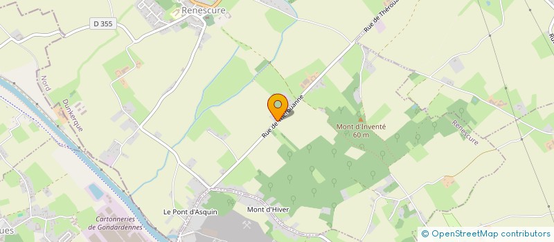 localisation de l'entreprise MADAME AMELIE BOUCHEZ  RENESCURE