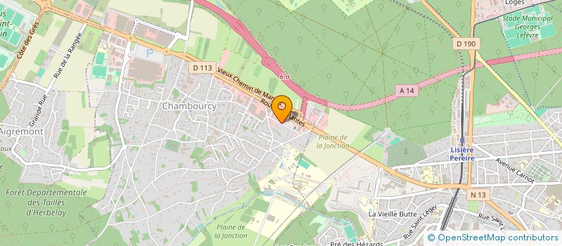 localisation de l'entreprise MADAME AMELIE BOUERY  CHAMBOURCY