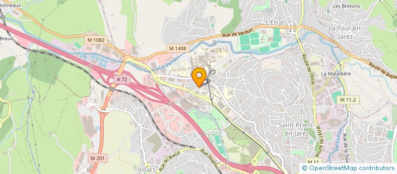 localisation de l'entreprise MADAME AMELIE BOUFFARD  SAINT-PRIEST-EN-JAREZ