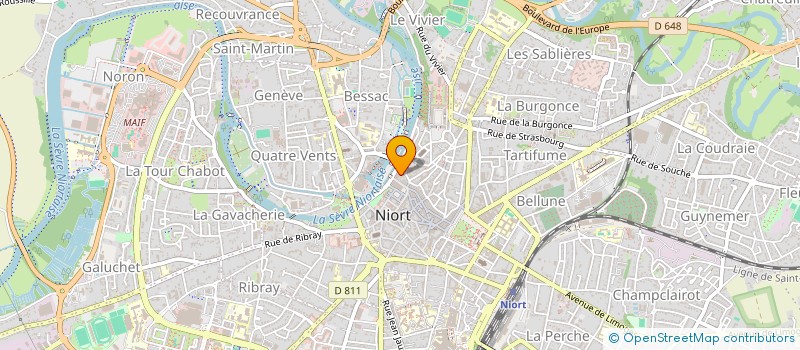localisation de l'entreprise MADAME AMELIE BOUILLON  NIORT