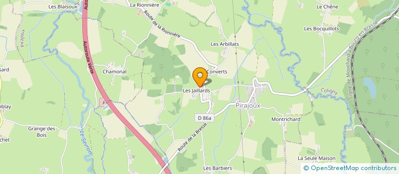 localisation de l'entreprise MADAME AMELIE BOUILLOUX  PIRAJOUX