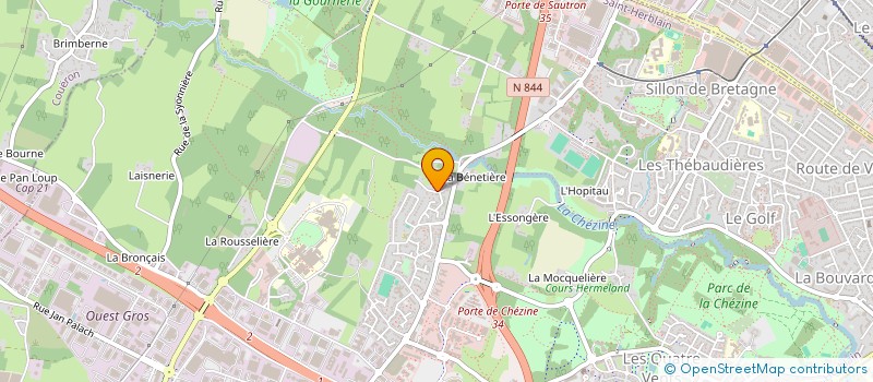 localisation de l'entreprise MADAME AMELIE BOUKOBZA  SAINT-HERBLAIN