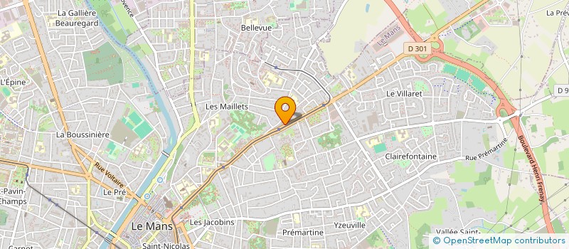 localisation de l'entreprise MADAME AMELIE BOULEAU à LE MANS