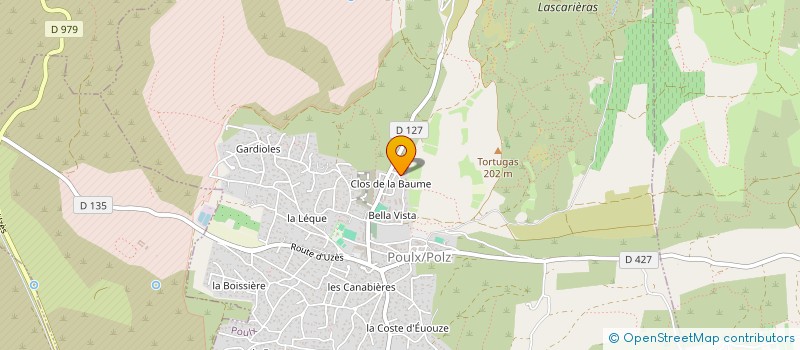 localisation de l'entreprise MADAME AMELIE BOULLENGER  POULX