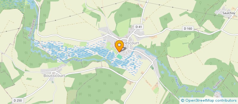 localisation de l'entreprise MADAME AMELIE BOURDELEAU  DAVENESCOURT