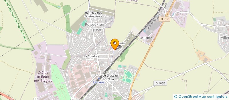 localisation de l'entreprise MADAME AMELIE BOUTHEAU  LOUVRES