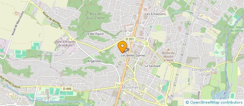 localisation de l'entreprise MADAME AMELIE BOUTTIER  MONTLHERY