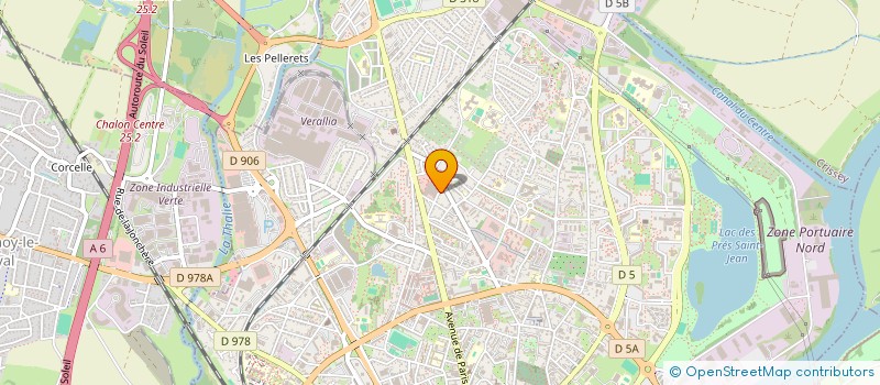 localisation de l'entreprise MADAME AMELIE BOUVRET à CHALON-SUR-SAONE