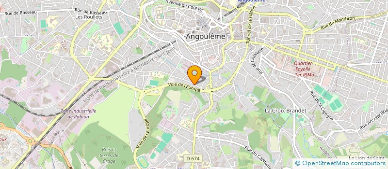 localisation de l'entreprise MADAME AMELIE BOUYER à ANGOULEME