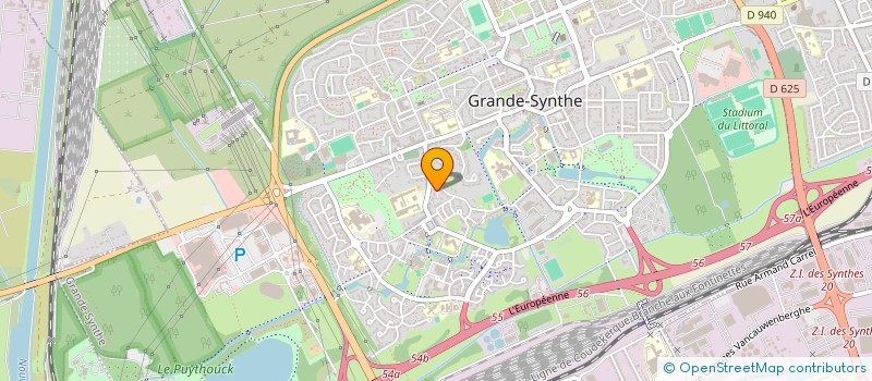 localisation de l'entreprise MADAME AMELIE BOWDEN  GRANDE-SYNTHE