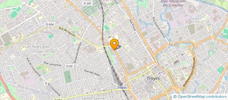 localisation de l'entreprise MADAME AMELIE BRICE  TROYES