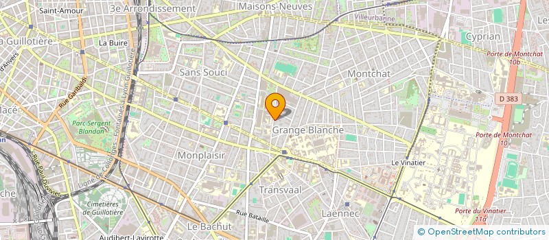 localisation de l'entreprise MADAME AMELIE BRIDEL à LYON