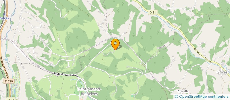 localisation de l'entreprise MADAME AMELIE BRISSE  PAYS DE BELVES