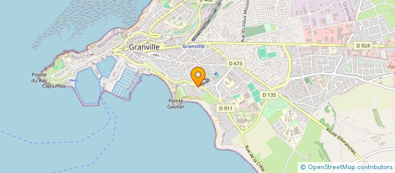 localisation de l'entreprise MADAME AMELIE BROHIER  GRANVILLE