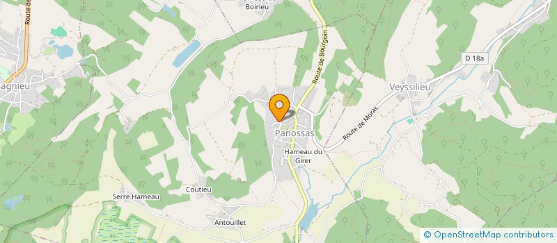 localisation de l'entreprise MADAME AMELIE BRUGERE à PANOSSAS