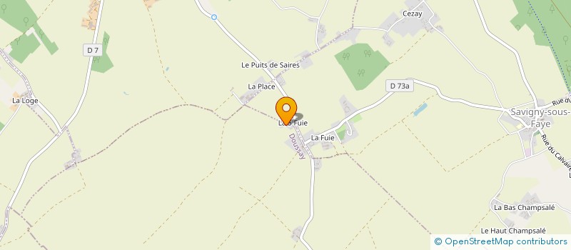 localisation de l'entreprise MADAME AMELIE BRUGERE  SAVIGNY-SOUS-FAYE