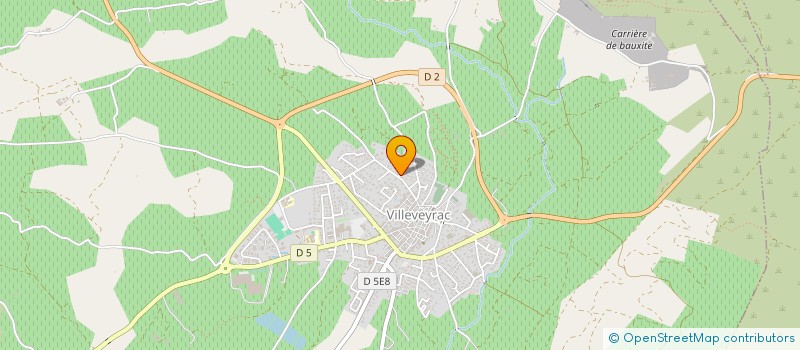 localisation de l'entreprise MADAME AMELIE BRULANT  VILLEVEYRAC