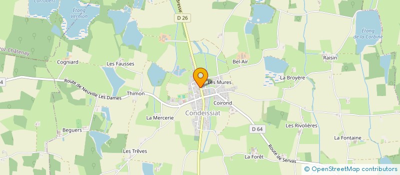 localisation de l'entreprise MADAME AMELIE BUATON  CONDEISSIAT