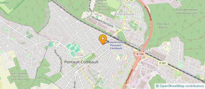 localisation de l'entreprise MADAME AMELIE BUSEYNE à PONTAULT-COMBAULT