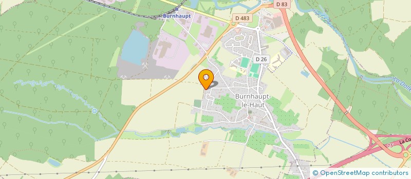 localisation de l'entreprise MADAME AMELIE CABARET  BURNHAUPT-LE-HAUT