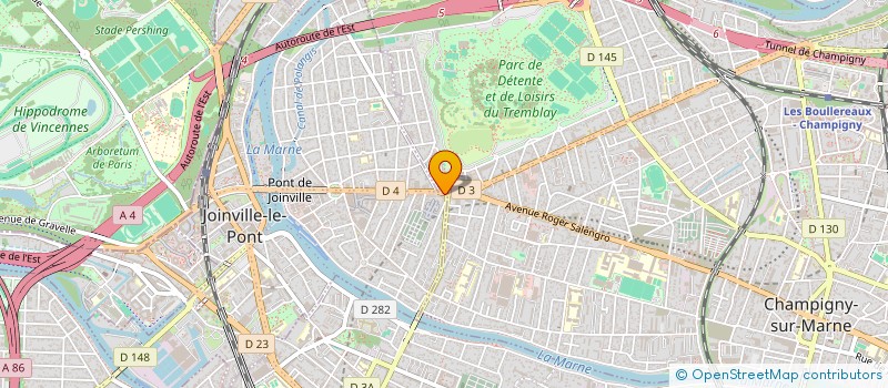 localisation de l'entreprise MADAME AMELIE CABROLIER  JOINVILLE-LE-PONT