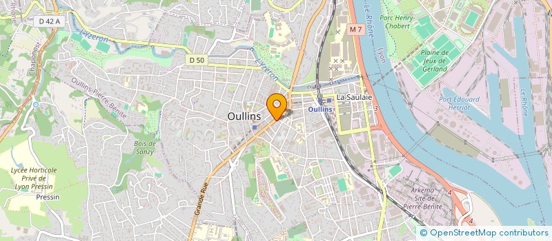 localisation de l'entreprise MADAME AMELIE CAIRE  OULLINS-PIERRE-BENITE