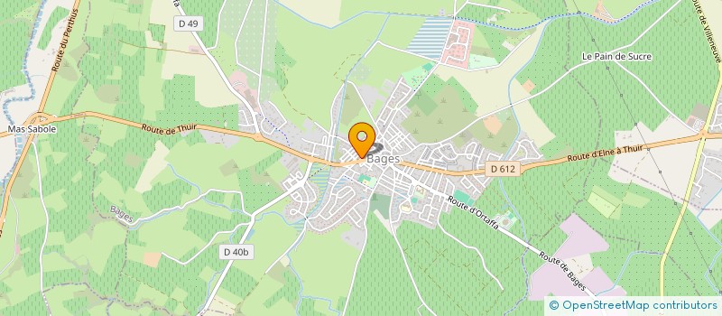 localisation de l'entreprise MADAME AMELIE CAMACHO  BAGES