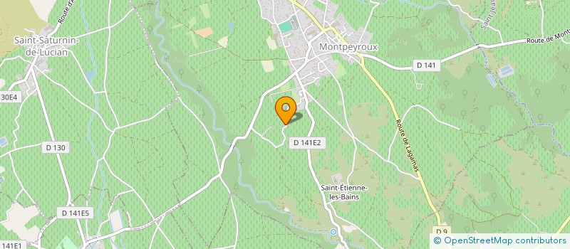 localisation de l'entreprise MADAME AMELIE CARCELLER  MONTPEYROUX