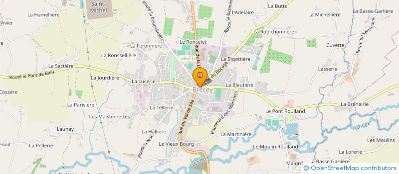 localisation de l'entreprise MADAME AMELIE CAREAU  BRECEY