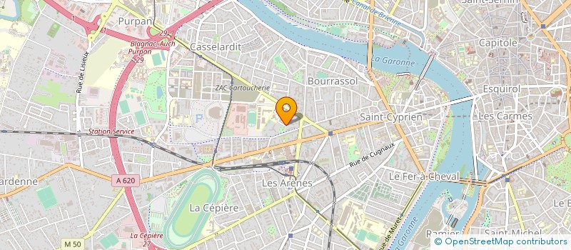 localisation de l'entreprise MADAME AMELIE CARLIER à TOULOUSE