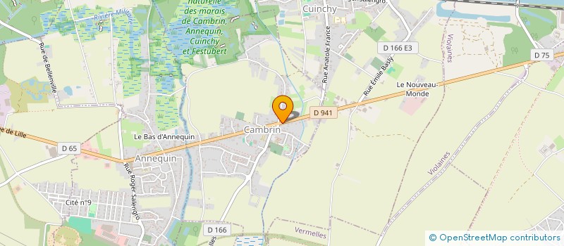 localisation de l'entreprise MADAME AMELIE CARPENTIER  CAMBRIN