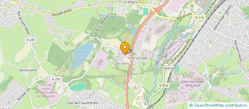 localisation de l'entreprise MADAME AMELIE CARRETTE  SAINT-VALLIER