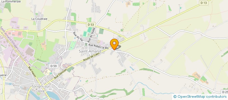 localisation de l'entreprise MADAME AMELIE CARUEL  SAINT-AMAND-VILLAGES