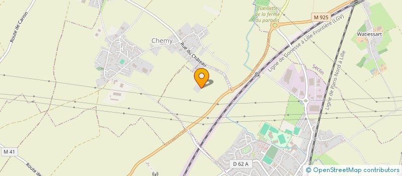 localisation de l'entreprise MADAME AMELIE CASBONNE  PHALEMPIN