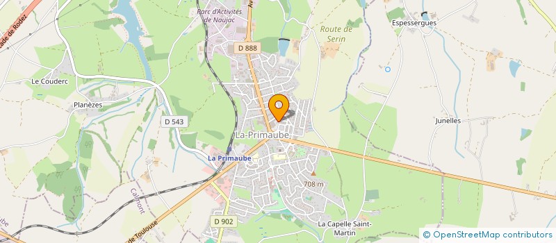 localisation de l'entreprise MADAME AMELIE CASTANIER à LUC-LA-PRIMAUBE