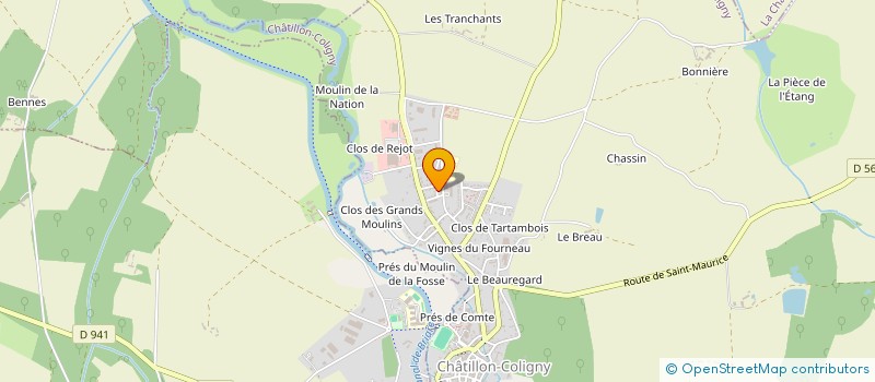 localisation de l'entreprise MADAME AMELIE CAULI à CHATILLON-COLIGNY