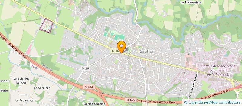 localisation de l'entreprise MADAME AMELIE CESBRON  SAUTRON