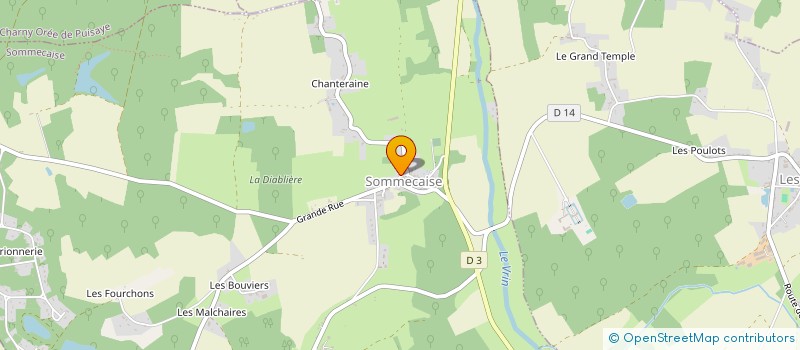 localisation de l'entreprise MADAME AMELIE CHABIN  SAINT-MAURICE-LE-VIEIL