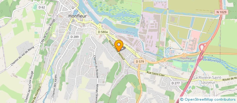 localisation de l'entreprise MADAME AMELIE CHAHOU  HONFLEUR