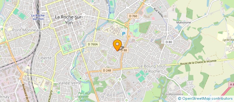 localisation de l'entreprise MADAME AMELIE CHAIGNEAU à LA ROCHE-SUR-YON